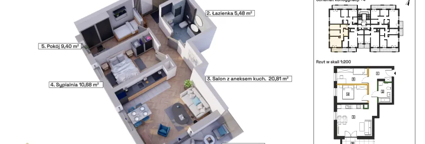 Mieszkanie w inwestycji: Osiedle Wełnowe Apartamenty