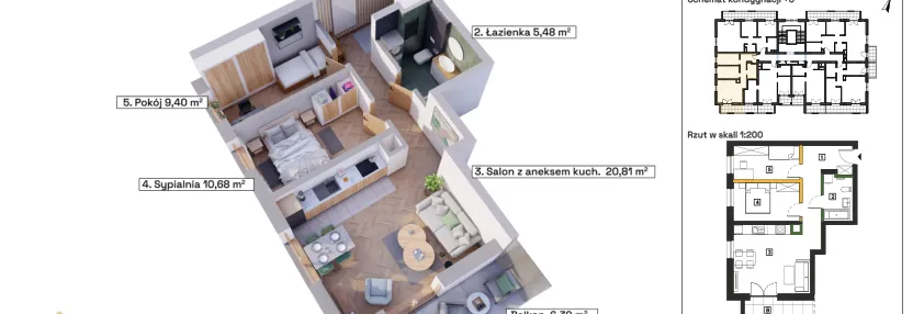 Mieszkanie w inwestycji: Osiedle Wełnowe Apartamenty
