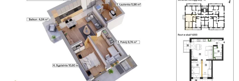 Mieszkanie w inwestycji: Osiedle Wełnowe Apartamenty