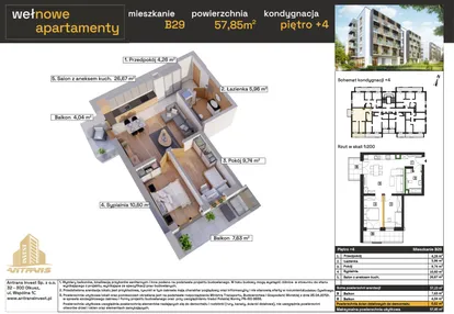 Mieszkanie w inwestycji: Osiedle Wełnowe Apartamenty