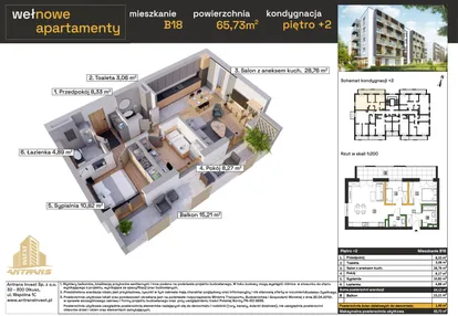 Mieszkanie w inwestycji: Osiedle Wełnowe Apartamenty