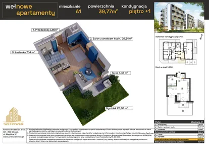 Mieszkanie w inwestycji: Osiedle Wełnowe Apartamenty