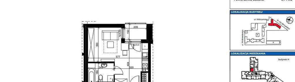 Mieszkanie w inwestycji: ART MODERN etap III - bud. H