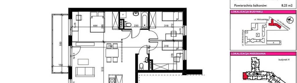 Mieszkanie w inwestycji: ART MODERN etap III - bud. H