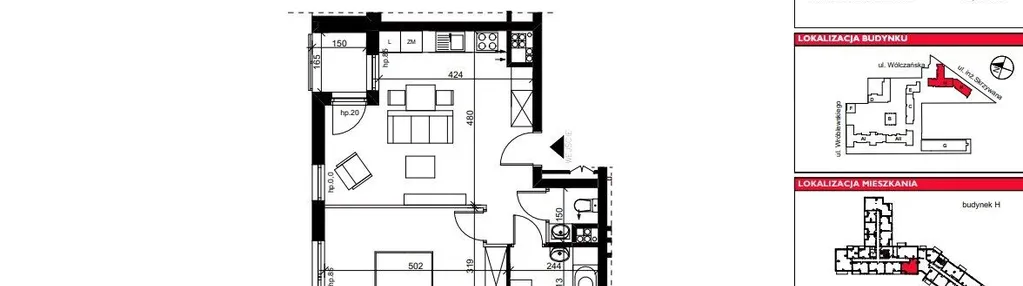 Mieszkanie w inwestycji: ART MODERN etap III - bud. H