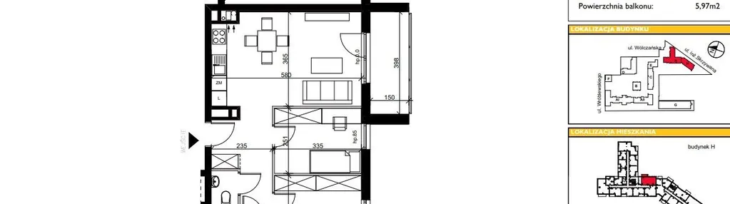 Mieszkanie w inwestycji: ART MODERN etap III - bud. H