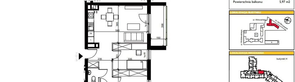 Mieszkanie w inwestycji: ART MODERN etap III - bud. H