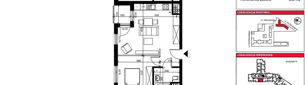 Mieszkanie w inwestycji: ART MODERN etap III - bud. H