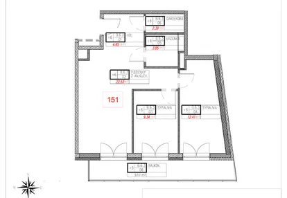 Mieszkanie w inwestycji: Rezydencja Ogród Saski etap I i II