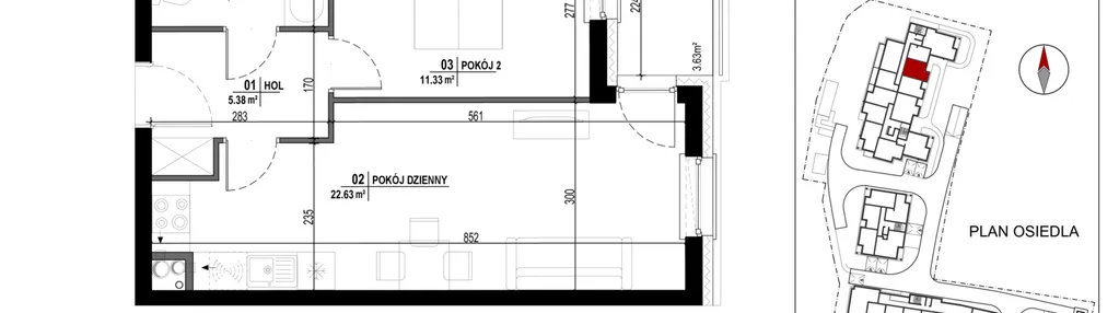 Mieszkanie w inwestycji: Garbarska Urban Koncept