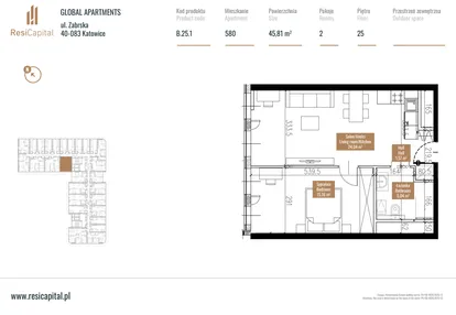 Mieszkanie w inwestycji: Global Apartments