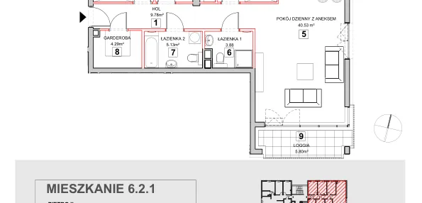 Mieszkanie w inwestycji: Zakątek Harmonia II