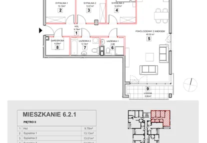 Mieszkanie w inwestycji: Zakątek Harmonia II