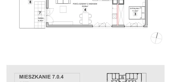 Mieszkanie w inwestycji: Zakątek Harmonia II