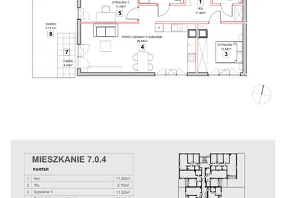 Mieszkanie w inwestycji: Zakątek Harmonia II