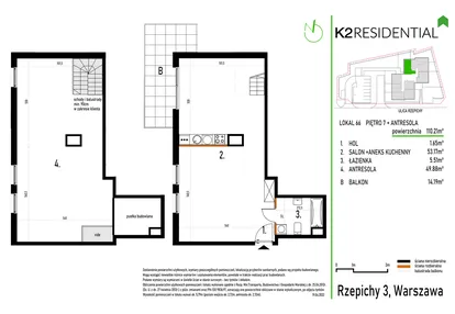 Mieszkanie w inwestycji: Rzepichy 3
