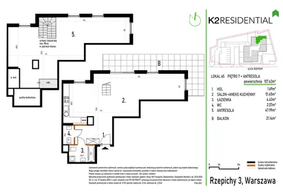Mieszkanie w inwestycji: Rzepichy 3