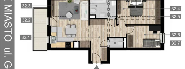 Mieszkanie w inwestycji: Villa Centrum Dobre Miasto