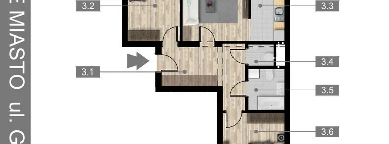 Mieszkanie w inwestycji: Villa Centrum Dobre Miasto