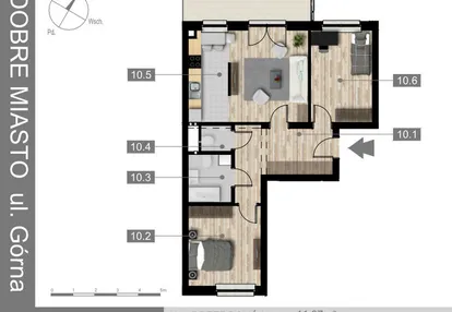 Mieszkanie w inwestycji: Villa Centrum Dobre Miasto