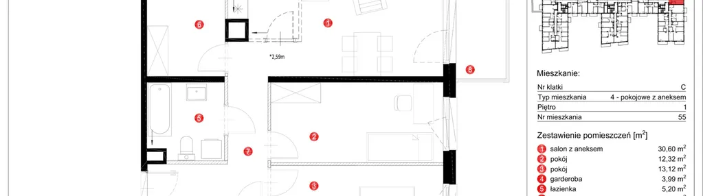 Mieszkanie w inwestycji: Apartamenty nad Rzeką
