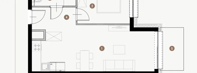 Mieszkanie w inwestycji: Tuwima Apartments