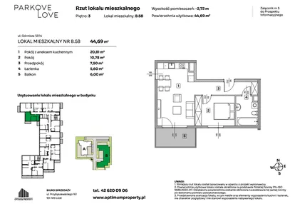 Mieszkanie w inwestycji: Parkove Love