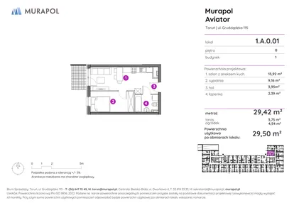 Mieszkanie w inwestycji: Murapol Aviator