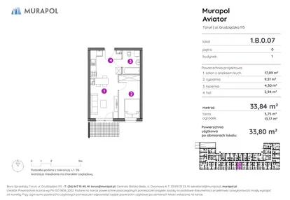 Mieszkanie w inwestycji: Murapol Aviator