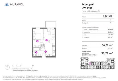 Mieszkanie w inwestycji: Murapol Aviator