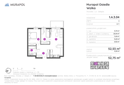 Mieszkanie w inwestycji: Murapol Osiedle Wolka
