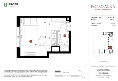 Mieszkanie w inwestycji: Konopacka