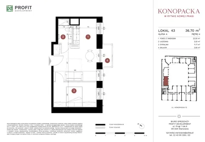 Mieszkanie w inwestycji: Konopacka
