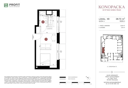 Mieszkanie w inwestycji: Konopacka