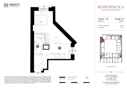 Mieszkanie w inwestycji: Konopacka