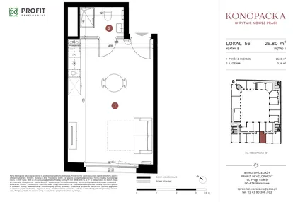 Mieszkanie w inwestycji: Konopacka