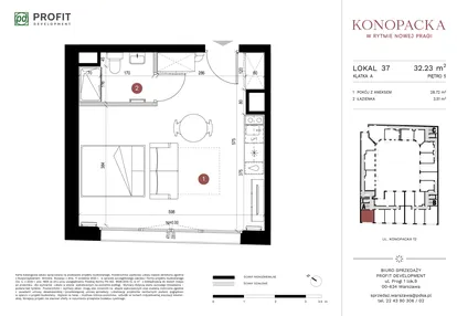 Mieszkanie w inwestycji: Konopacka