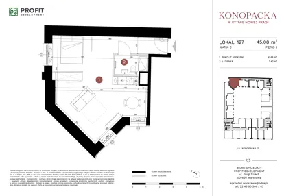 Mieszkanie w inwestycji: Konopacka