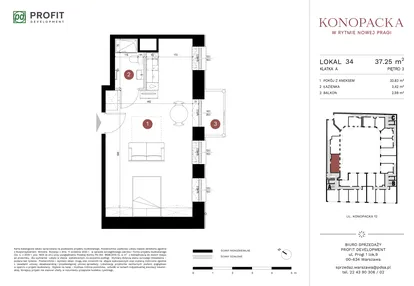 Mieszkanie w inwestycji: Konopacka