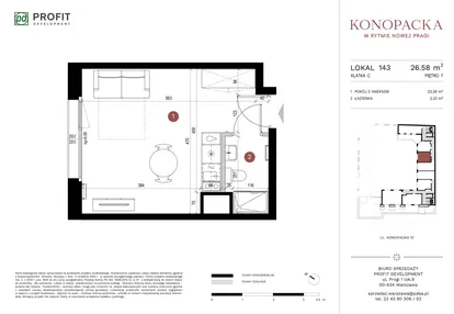 Mieszkanie w inwestycji: Konopacka