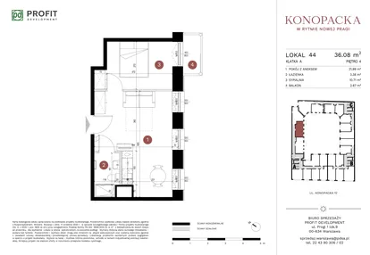 Mieszkanie w inwestycji: Konopacka