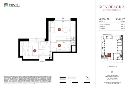Mieszkanie w inwestycji: Konopacka