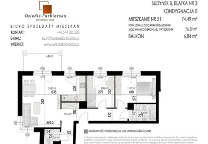 Mieszkanie w inwestycji: Osiedle Farbiarska