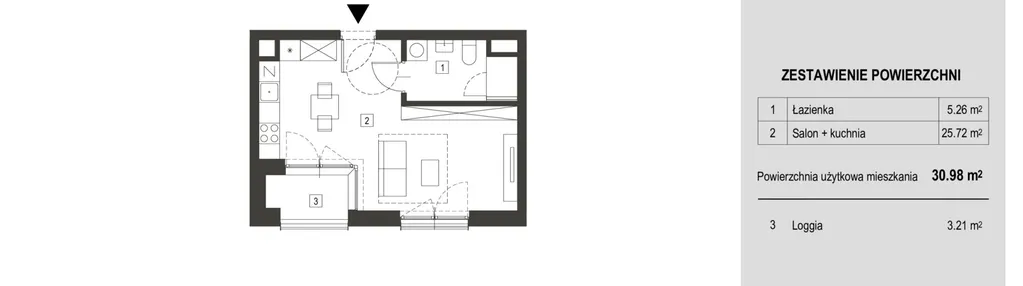 Mieszkanie w inwestycji: Apartamenty Dębowa