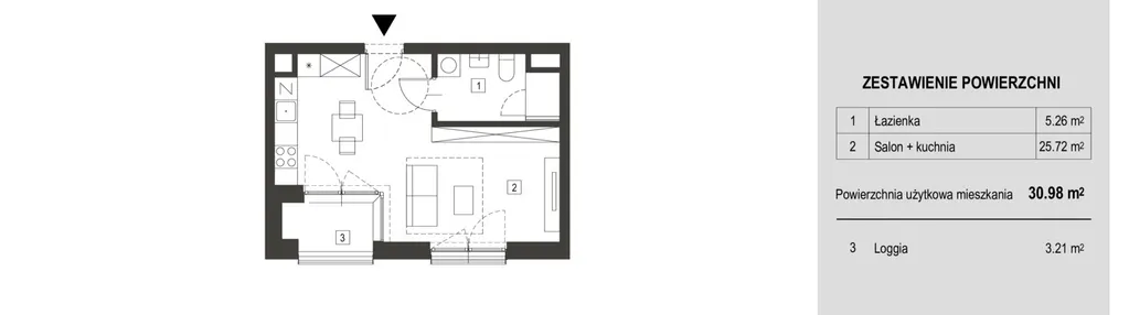 Mieszkanie w inwestycji: Apartamenty Dębowa