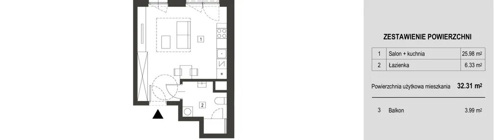 Mieszkanie w inwestycji: Apartamenty Dębowa