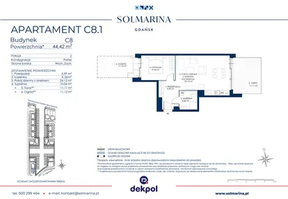 Mieszkanie w inwestycji: Sol Marina etap III