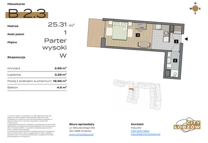 Mieszkanie w inwestycji: City Łobzów