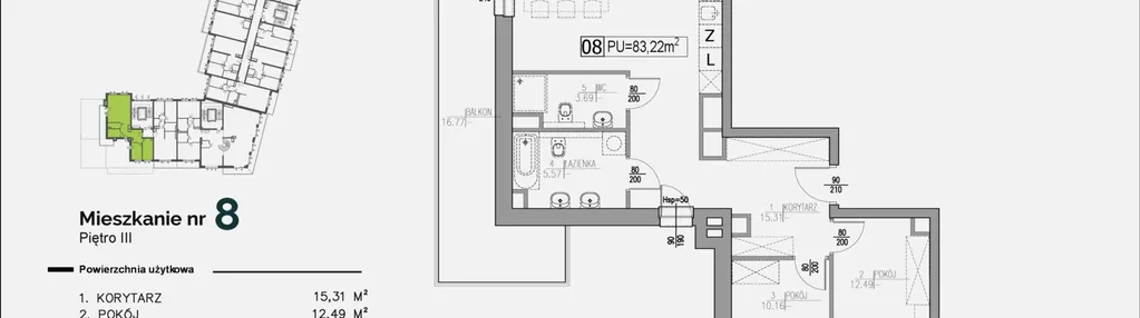 Mieszkanie w inwestycji: MANIA Apartamenty