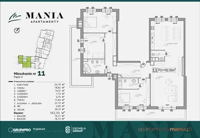 Mieszkanie w inwestycji: MANIA Apartamenty